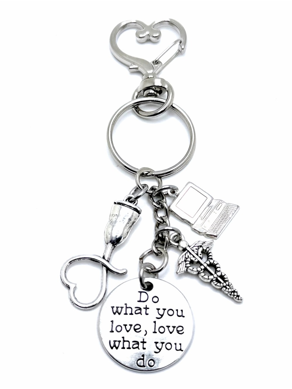Diagnostic Medical Sonographer Keychain Bag Charm Sonography Ultra Sound